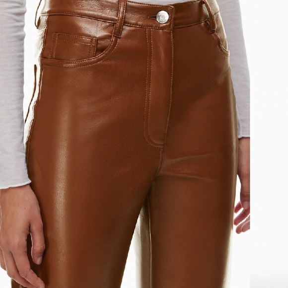 Aritzia⭐️Melina faux leather pants💗New! - Picture 13 of 15